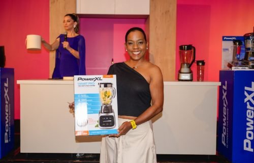 0148- Claudia Flech fue una de las ganadoras de una licuadora PowerXL